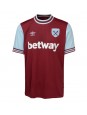 West Ham United Domácí Dres 2024-25 Krátký Rukáv